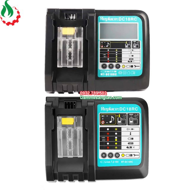 Sạc pin makita 14V 18V DC18RC 7.2V-18V nhận mạch Zin