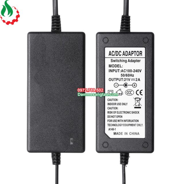 Sạc 5S 21V 2A loại lớn dùng cho pin Li-ion 3.7V