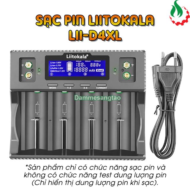 Sạc pin Liitokala Lii-D4XL