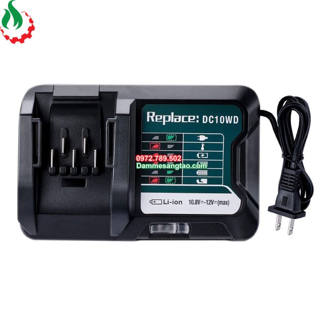 Sạc pin makita 12V max DC10WD nhận mạch zin