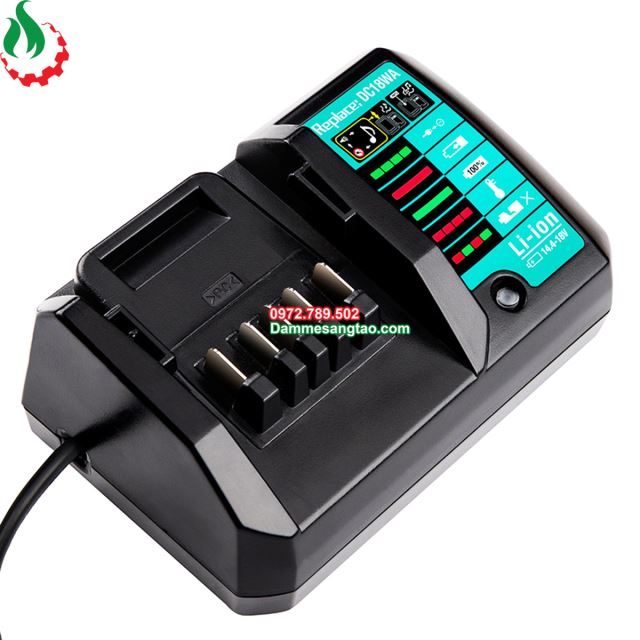 Sạc pin Makita DC18wa 14V-18V max nhận sạc zin
