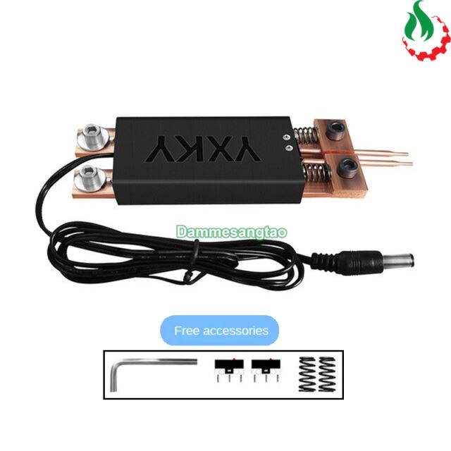 Tay hàn cell pin cân lực đồng đỏ (Có kim hàn)