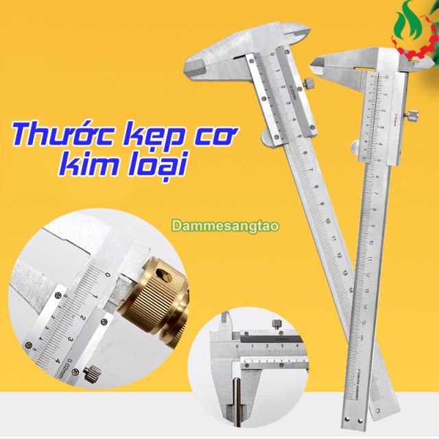 Thước kẹp cơ 150mm thép không gỉ
