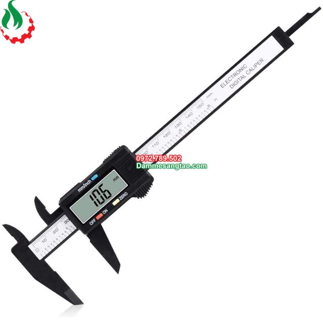 Thước Kẹp Điện Tử Sợi Nhựa Carbon Syntek 150mm
