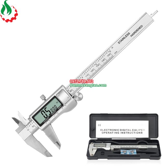 Thước kẹp điện tử thép không gỉ 150mm Syntek