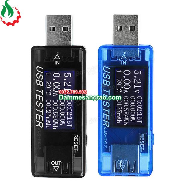 Usb Test đo điện áp, dòng điện, dung lượng pin, công suất, nhiệt độ