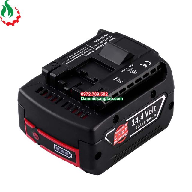 Vỏ pin Bosch 14V Li-ion 3.7V nhận sạc zin