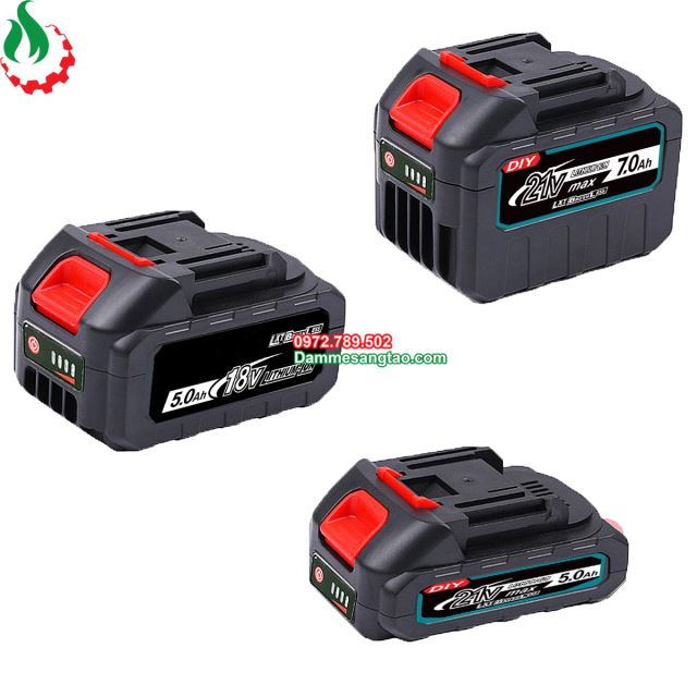 Vỏ pin makita 18V lỗ sạc adapter có báo pin